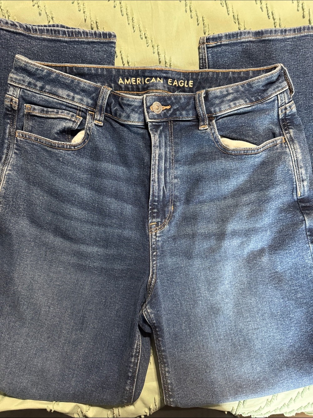 American Eagle Outfitters  Medium Blue Mom Jeans